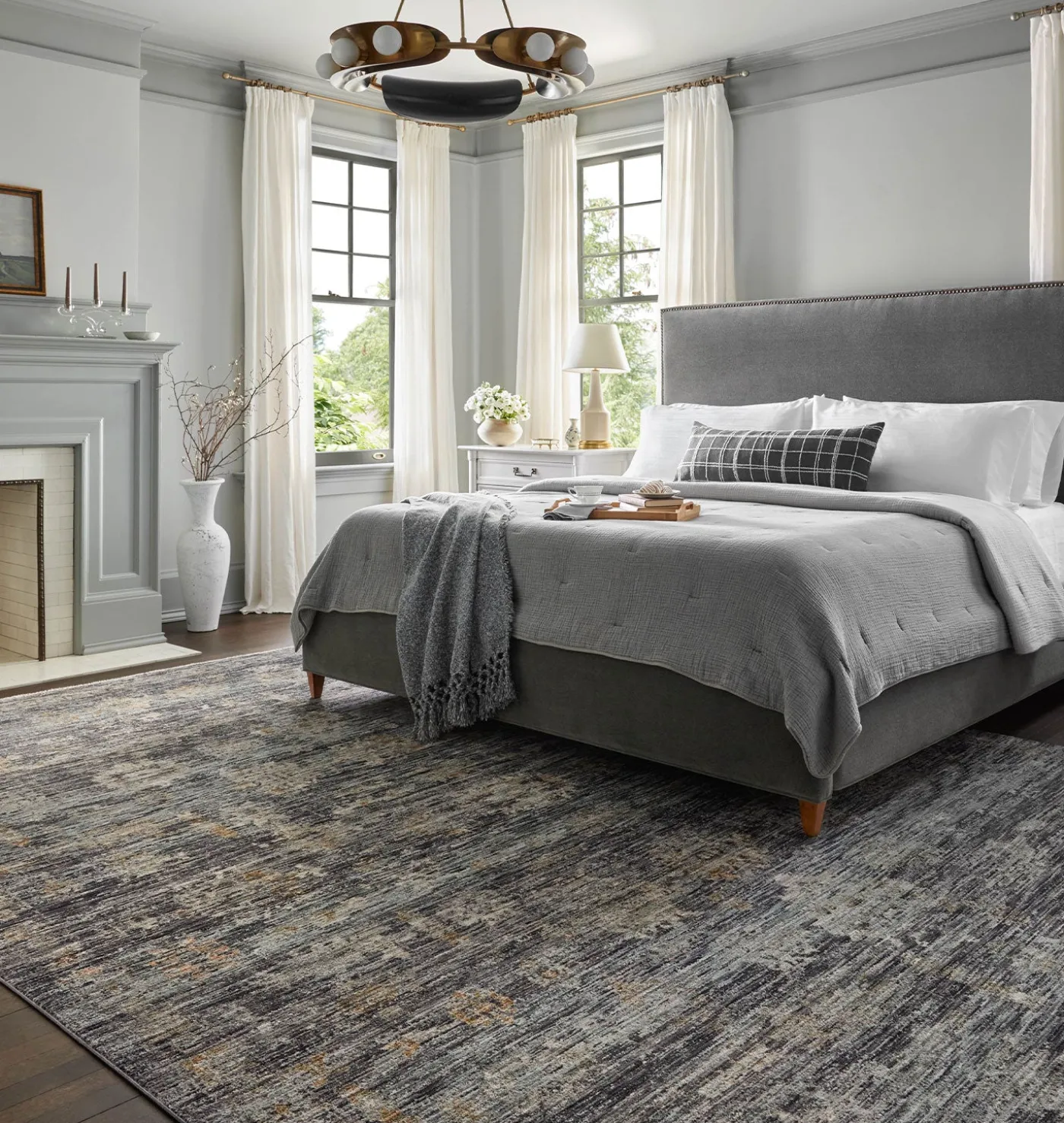 Katherine KES-04 Ink / Jade Area Rug