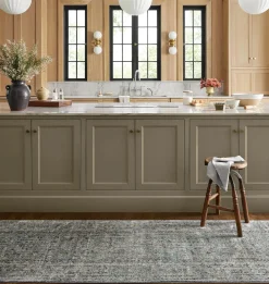 Katherine KES-01 Ocean / Gold Area Rug