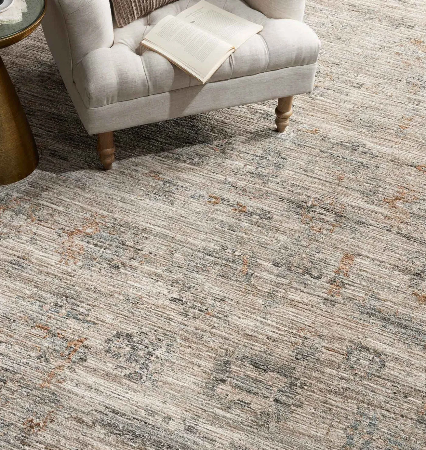 Katherine KES-04 Pebble / Ocean Area Rug