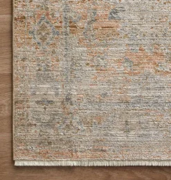 Katherine KES-02 Terracotta / Smoke Area Rug