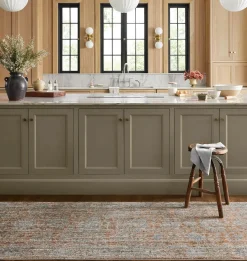 Katherine KES-02 Terracotta / Smoke Area Rug