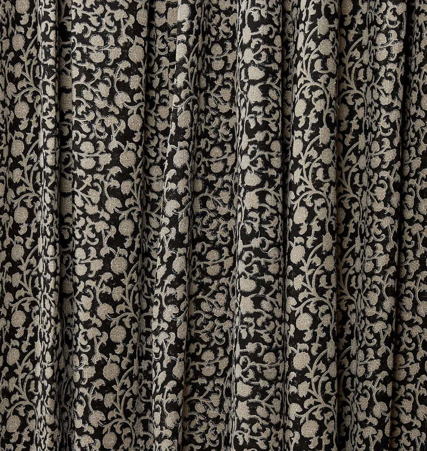 Keya Noir Curtain Panel