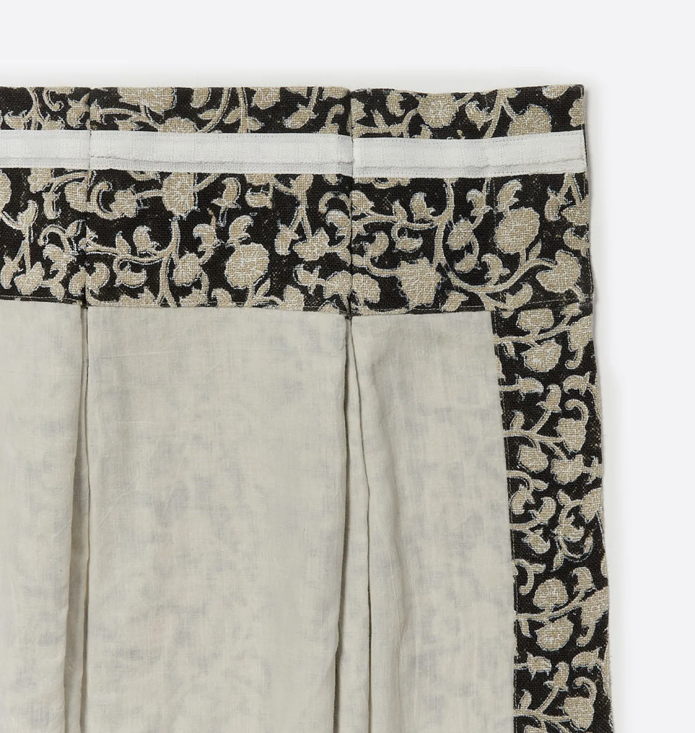 Keya Noir Curtain Panel