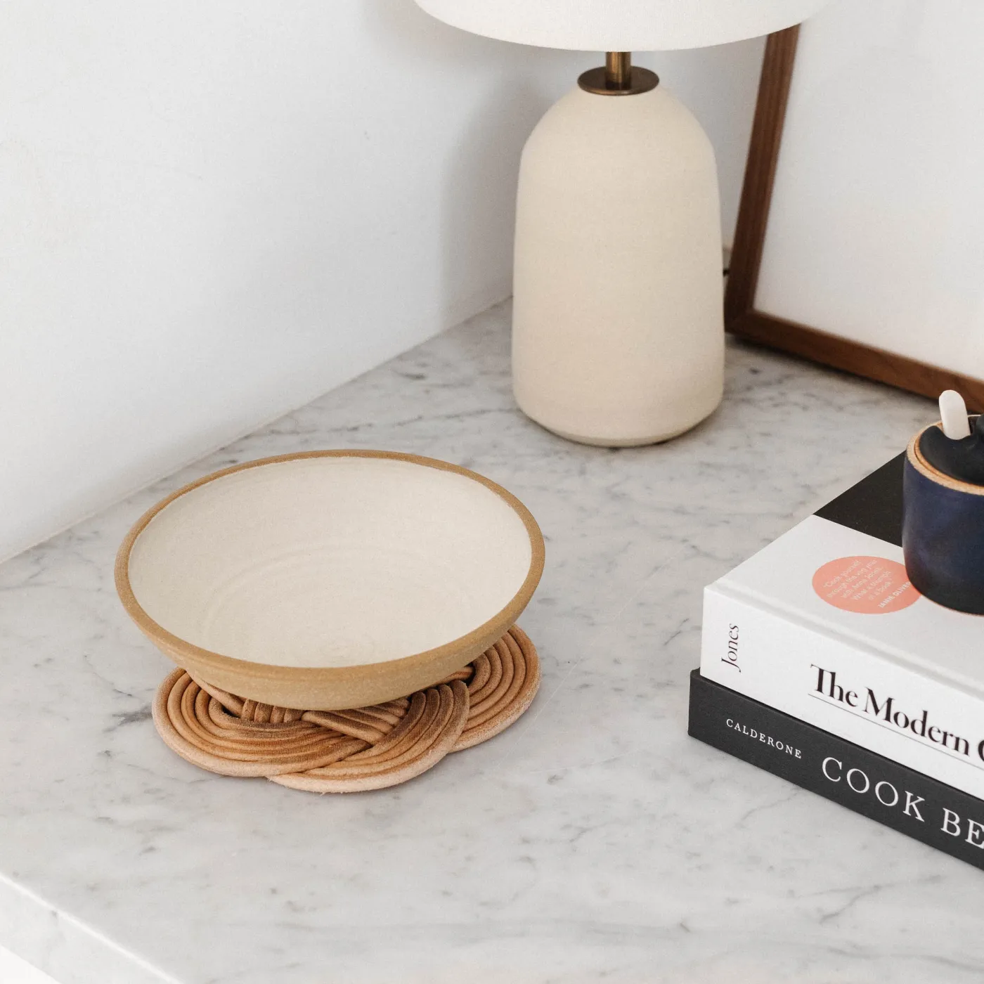 Knotted Leather Trivet