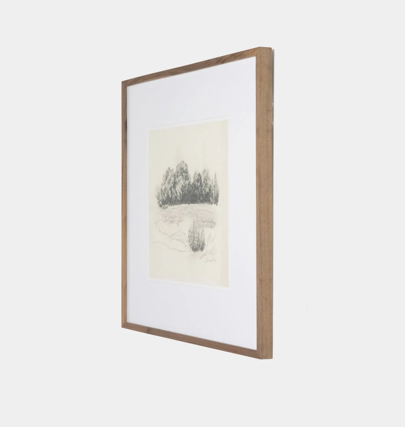 Land Sketch 1 Framed Print