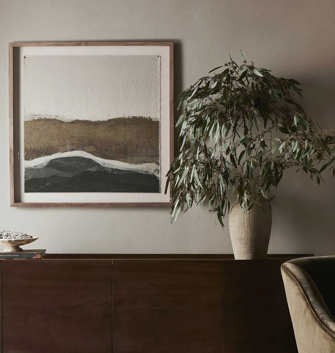 Lands by Dan Hobday Framed Print
