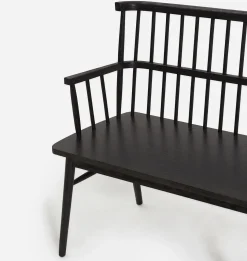 Larkspur Large Bench Black