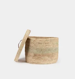 Lidded Hamper Basket