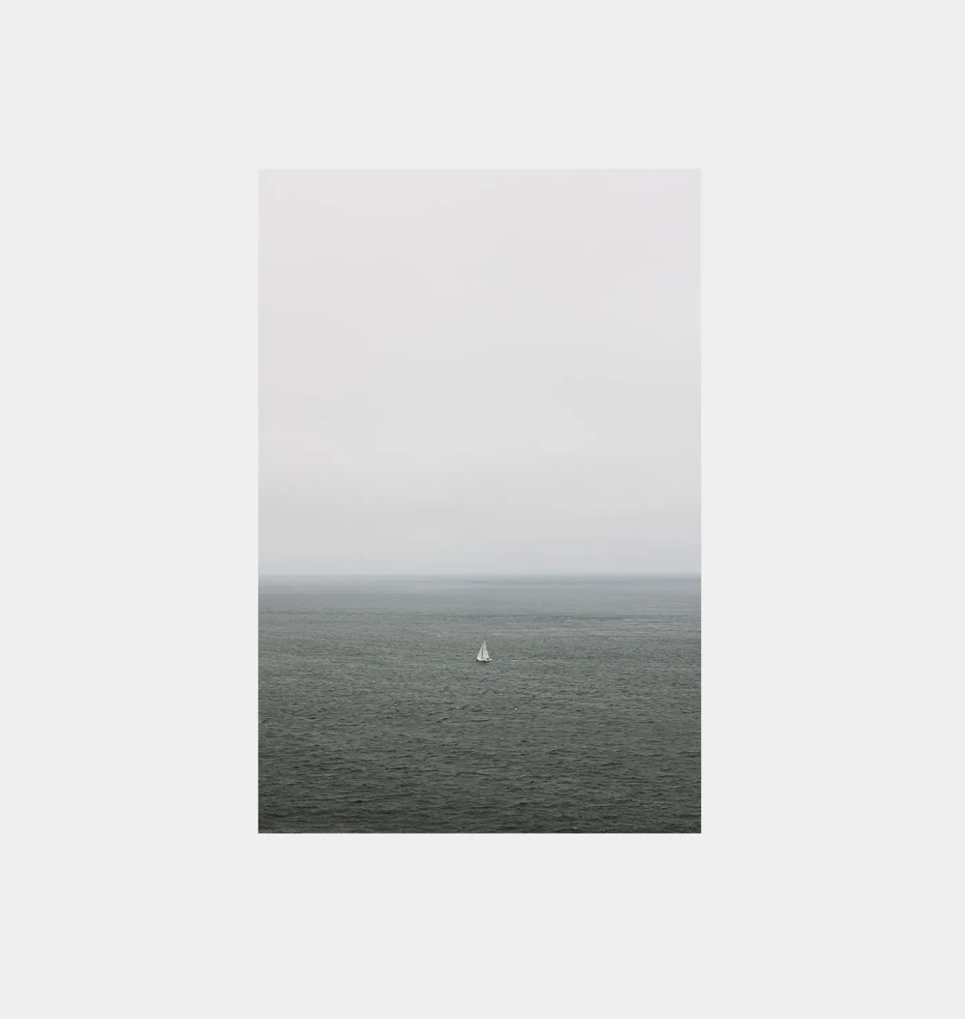Lone Sailboat