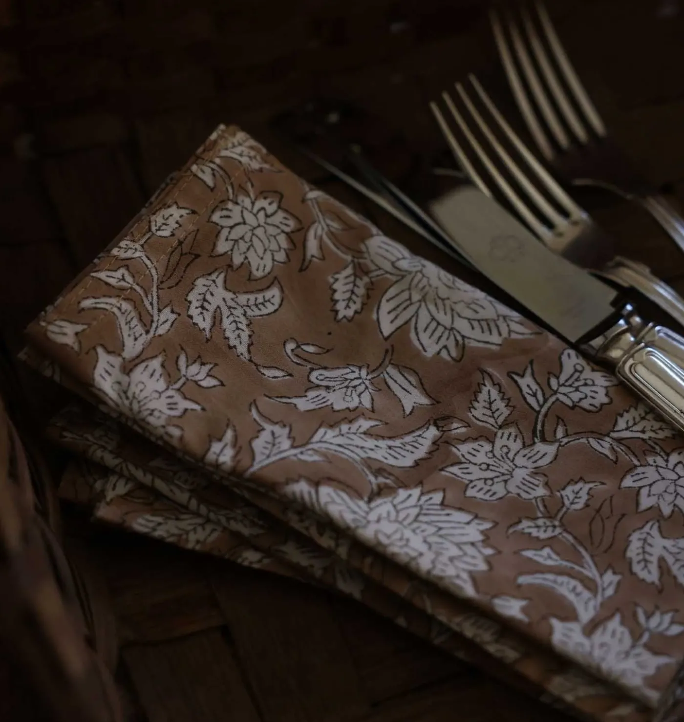 Lotus Rose Napkin S/4