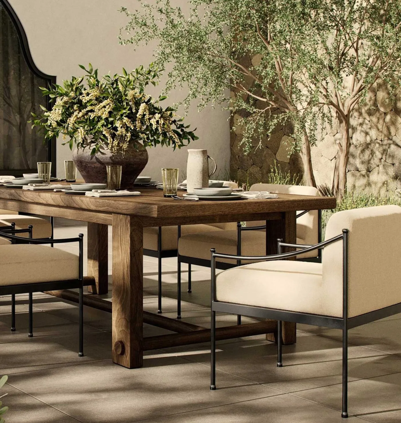 Lumi Outdoor Dining Table 98"