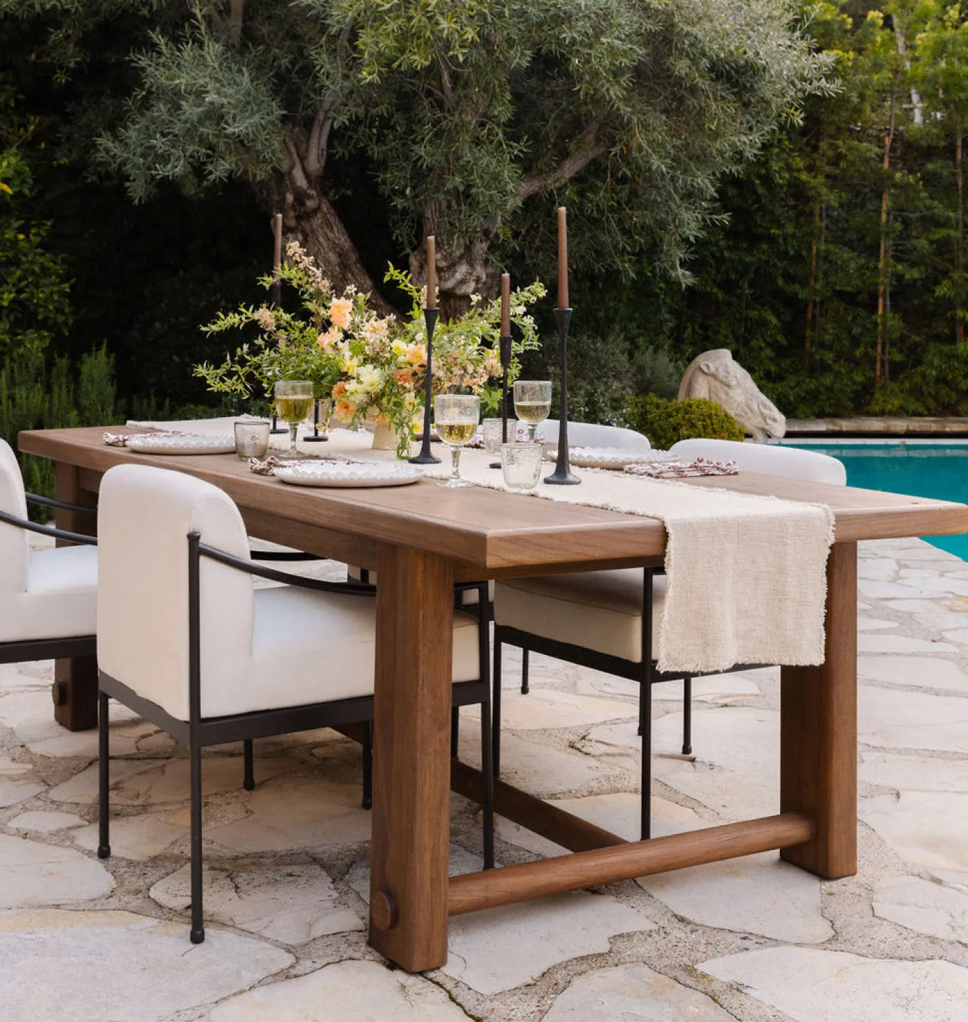 Lumi Outdoor Dining Table 98"