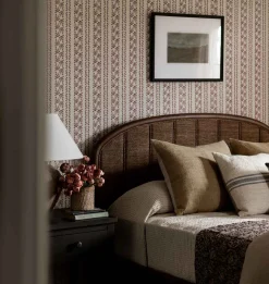 Marisol Stripe Grasscloth Wallpaper
