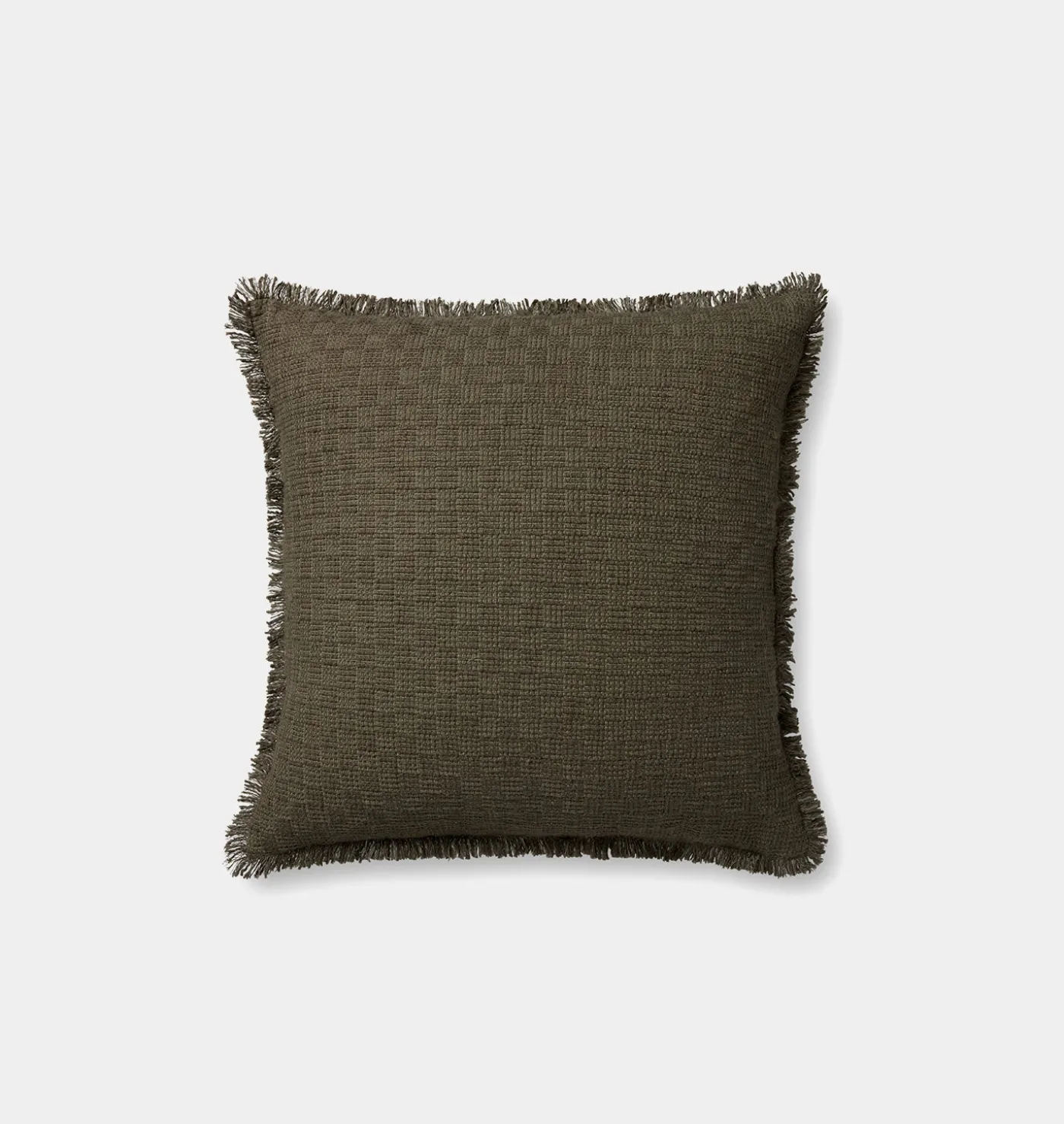 Meadowlark Pillow 22'' x 22'' Dark Green