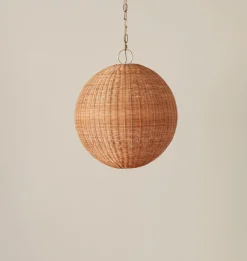 Merida Rattan Round Pendant
