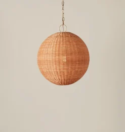 Merida Rattan Round Pendant