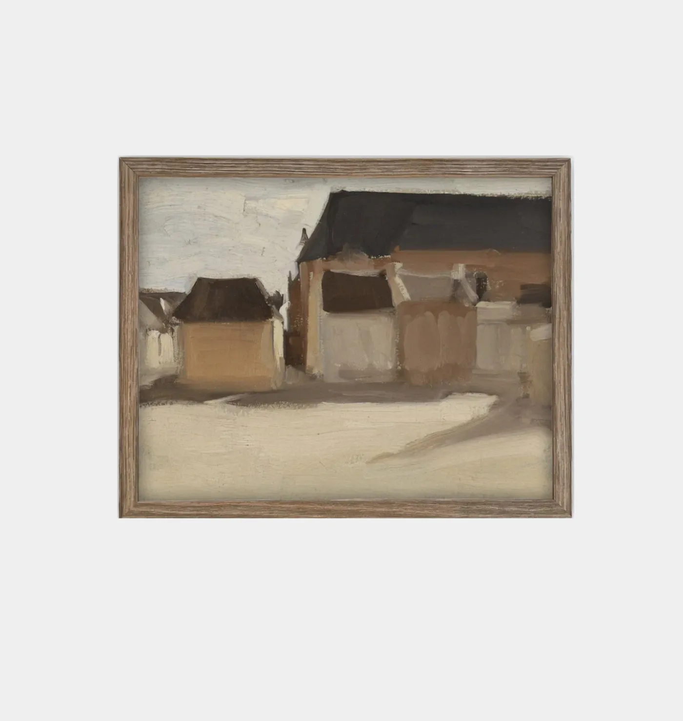 Minimalist Neutral Framed Print