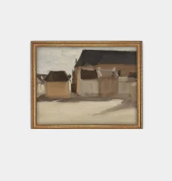 Minimalist Neutral Framed Print