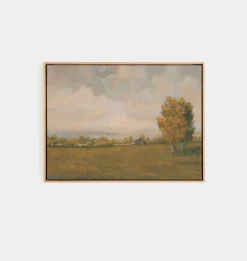 Misty Morning Cabin by Lori Marie Framed Print