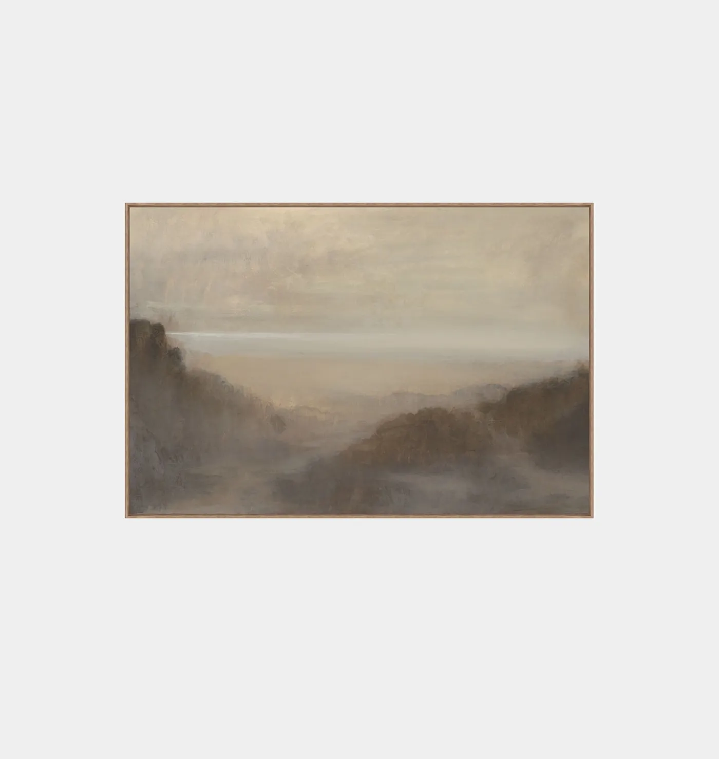Misty Sea V Framed Print