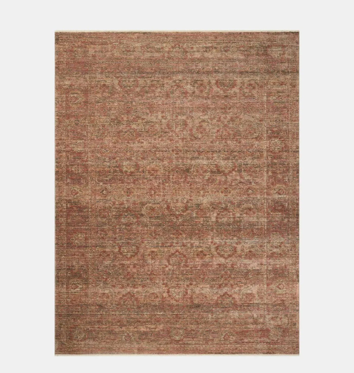 Molly MOL-09 Brick / Bark Area Rug