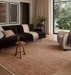 Molly MOL-09 Brick / Bark Area Rug