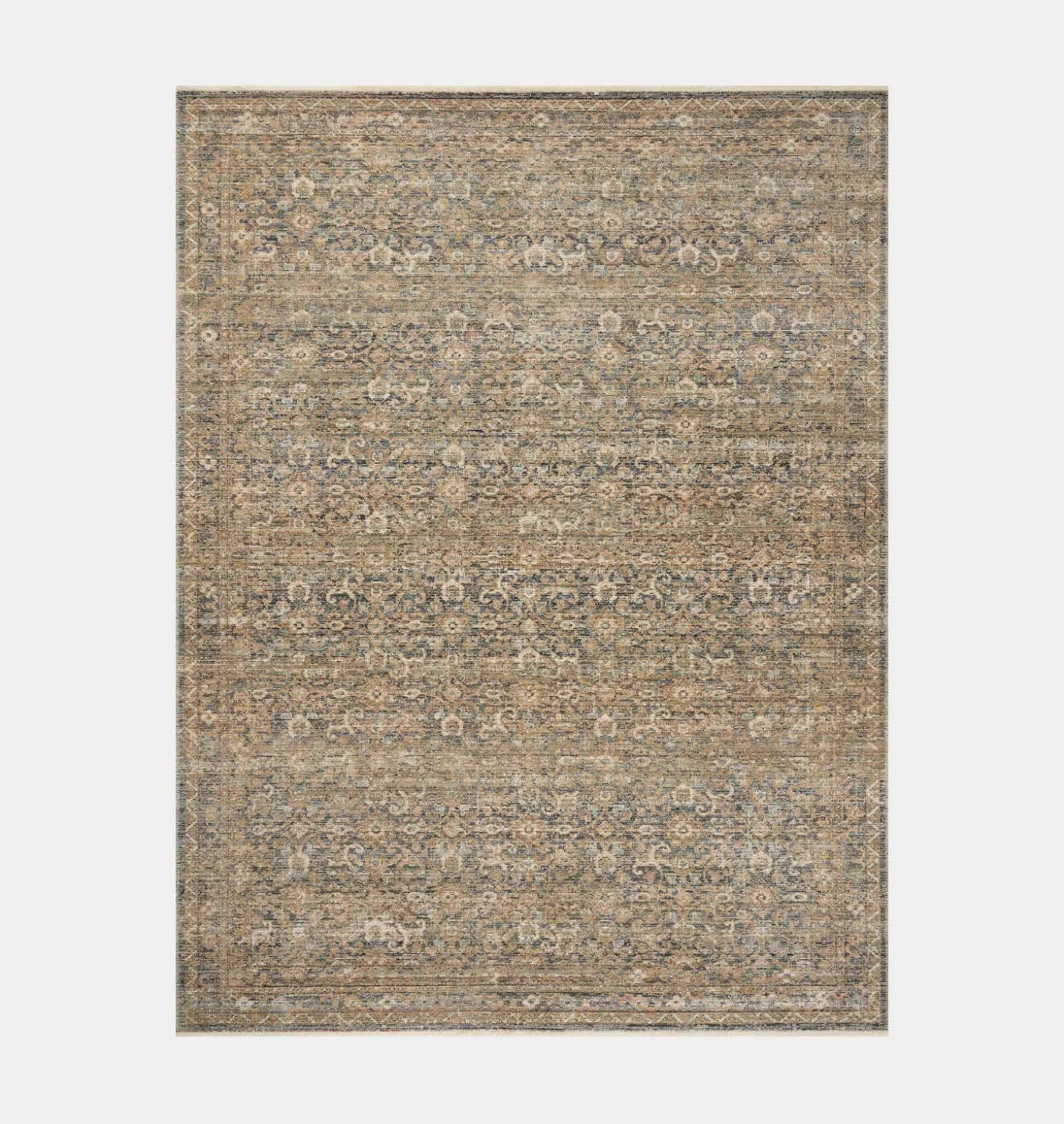 Molly MOL-02 Denim / Gold Area Rug