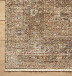 Molly MOL-06 Gold / Blue Area Rug