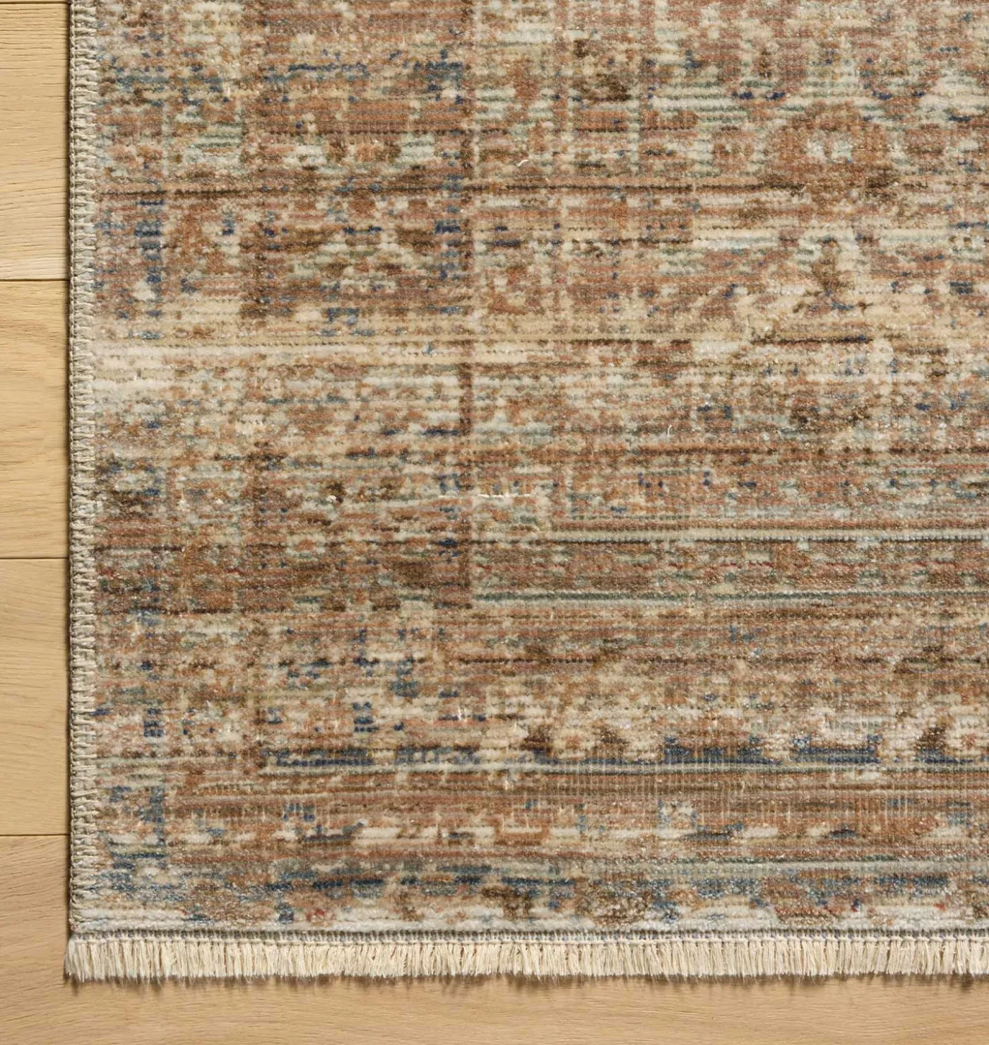 Molly MOL-01 Natural / Denim Area Rug