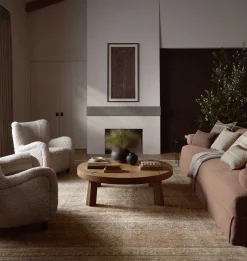 Molly MOL-01 Natural / Denim Area Rug