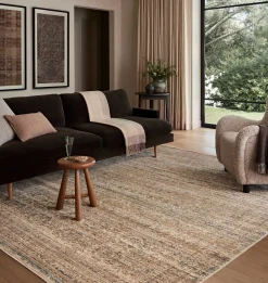 Molly MOL-01 Natural / Denim Area Rug