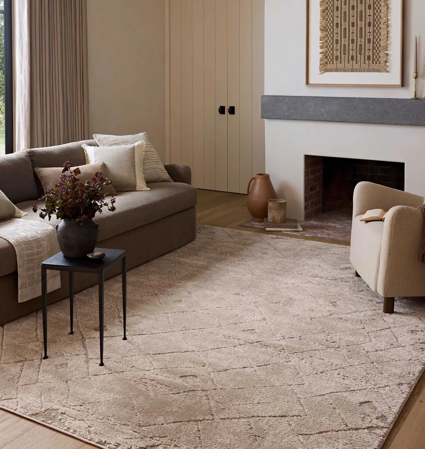 Monty MOT-05 Beige / Natural Area Rug