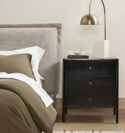Morelos 3 Drawer Nightstand