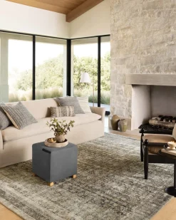Morgan MOG-02 Navy / Sand Area Rug
