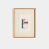 Motif Bleu by Shaina Page Framed Print