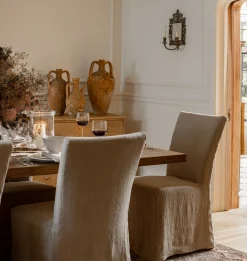 Musa Slipcovered Dining Chair
