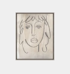Mysterious Figure III Framed Print