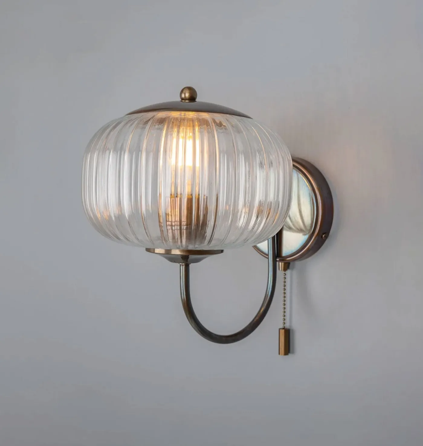 Nehir Sconce Antique Brass