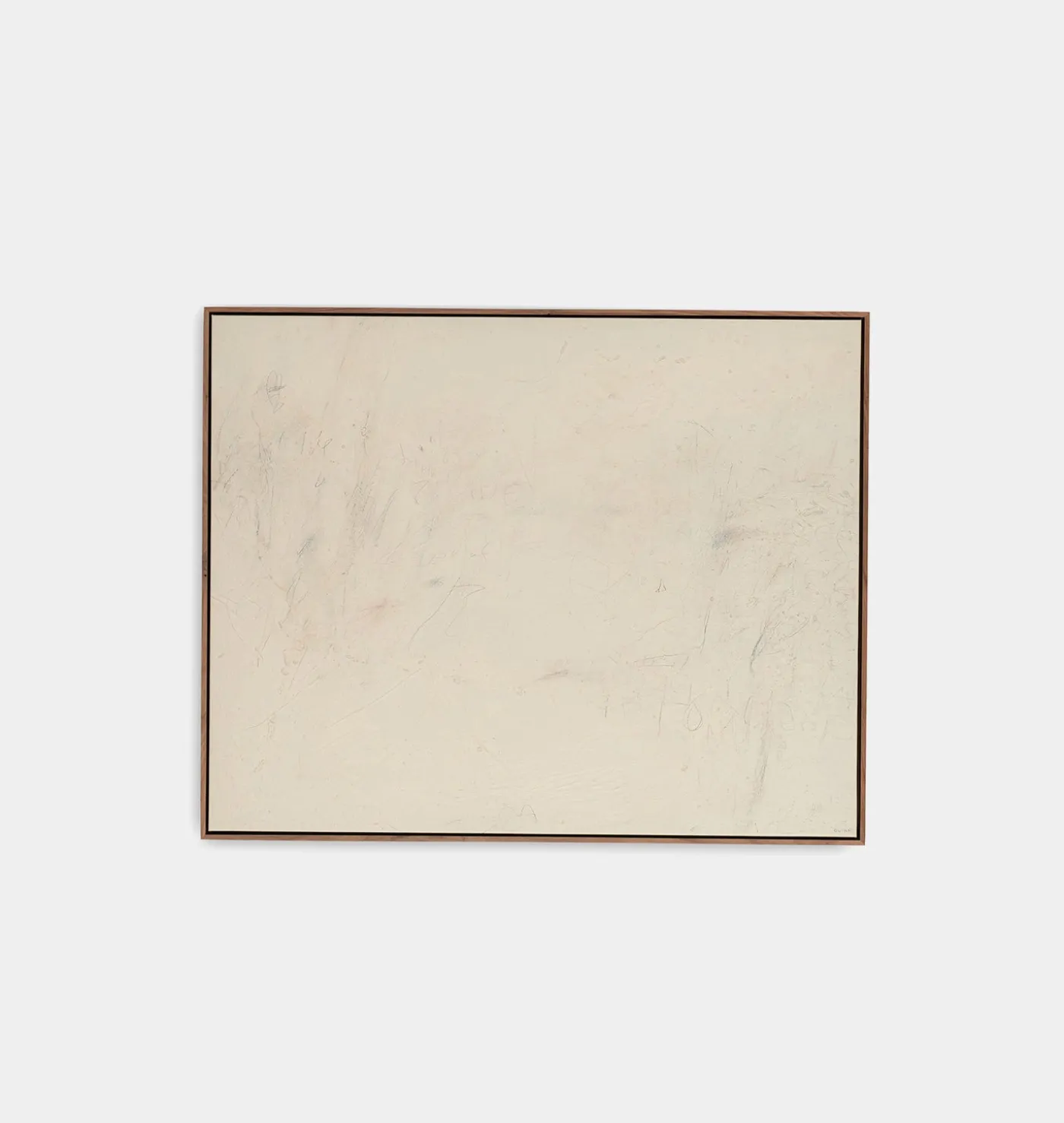 Notes In The Fog No. 1 Framed Print