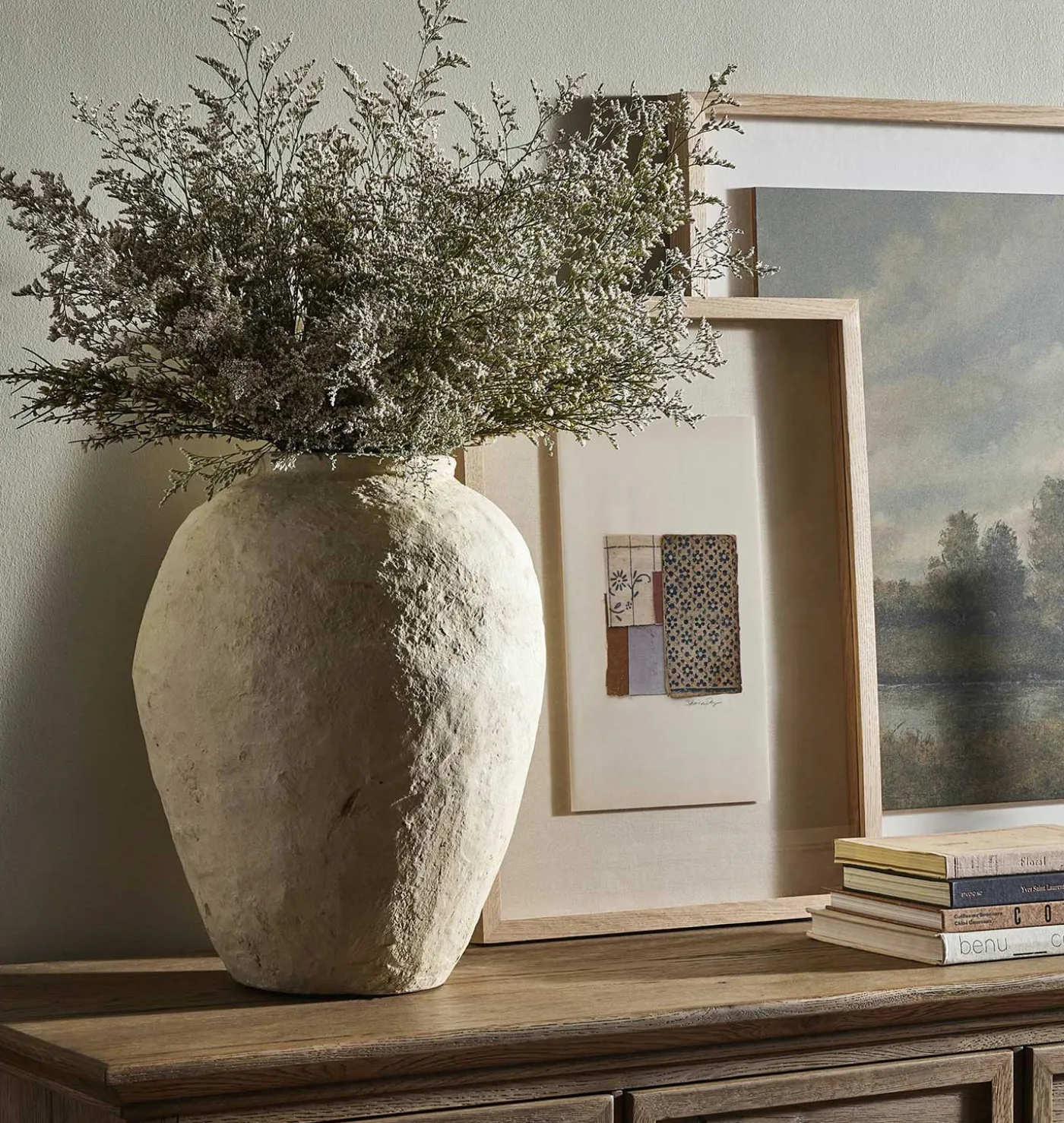 Olivos Paper Mache Vessel