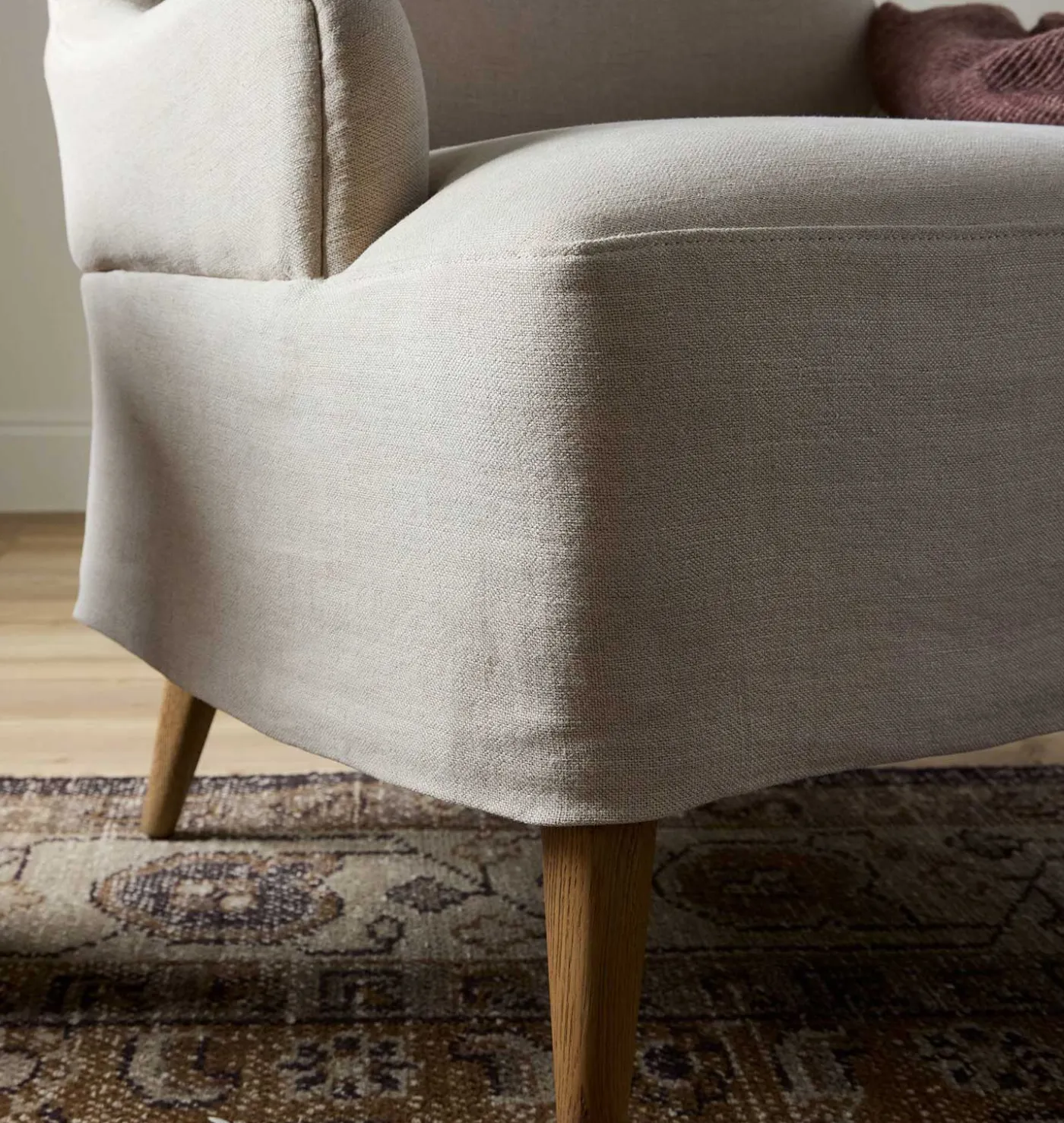 Omar Slipcovered Lounge Chair