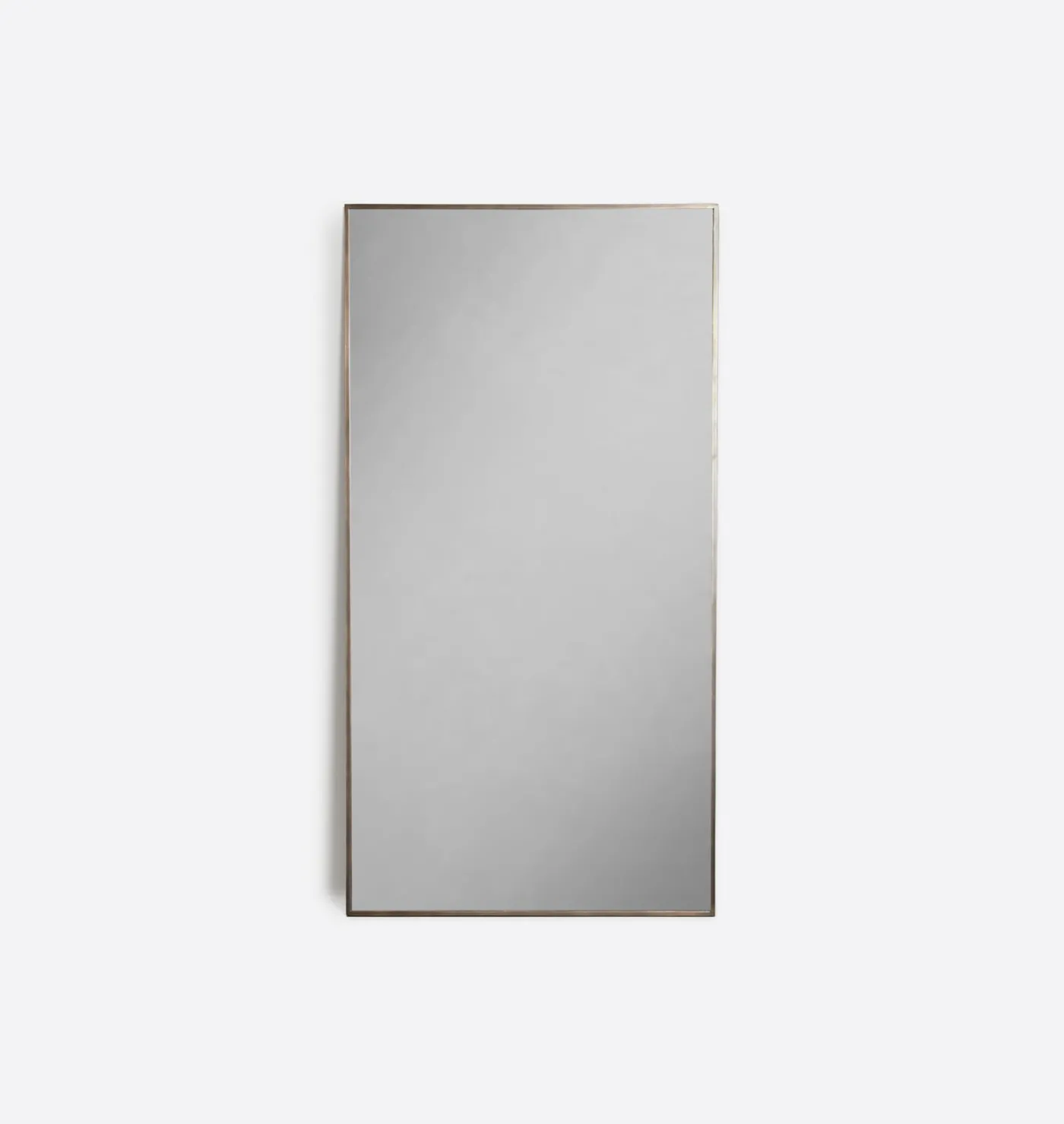 Oswald Brass Floor Mirror