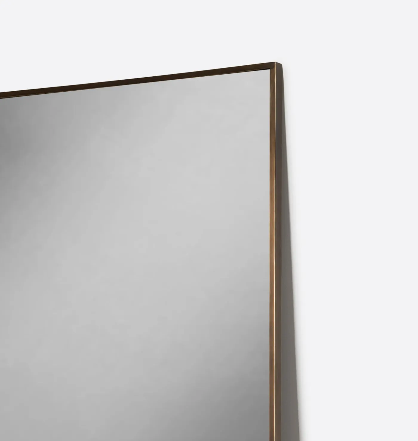 Oswald Brass Floor Mirror