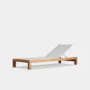 Pacific Outdoor Teak Sun Lounger
