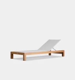 Pacific Outdoor Teak Sun Lounger