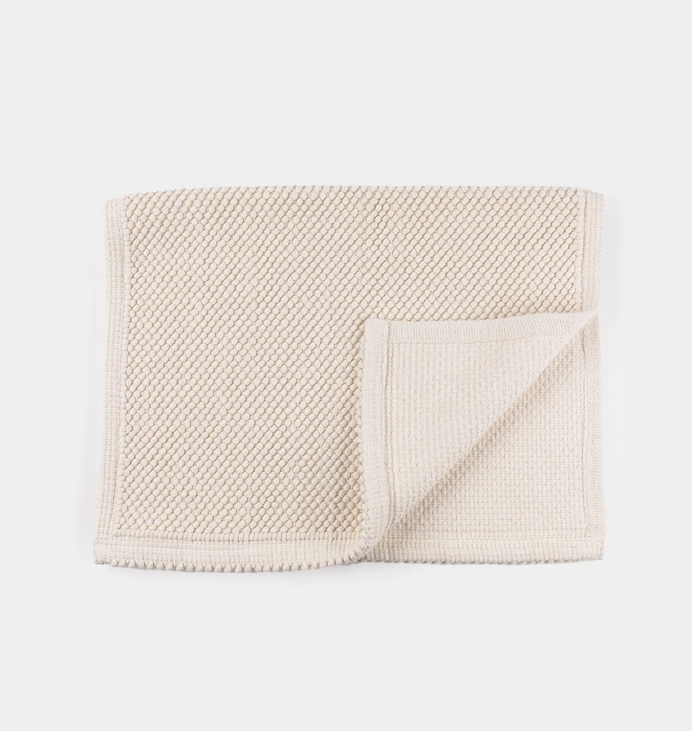 Pebbled Organic Bath Rug