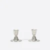 Pewter Taper Candle Holder S/2