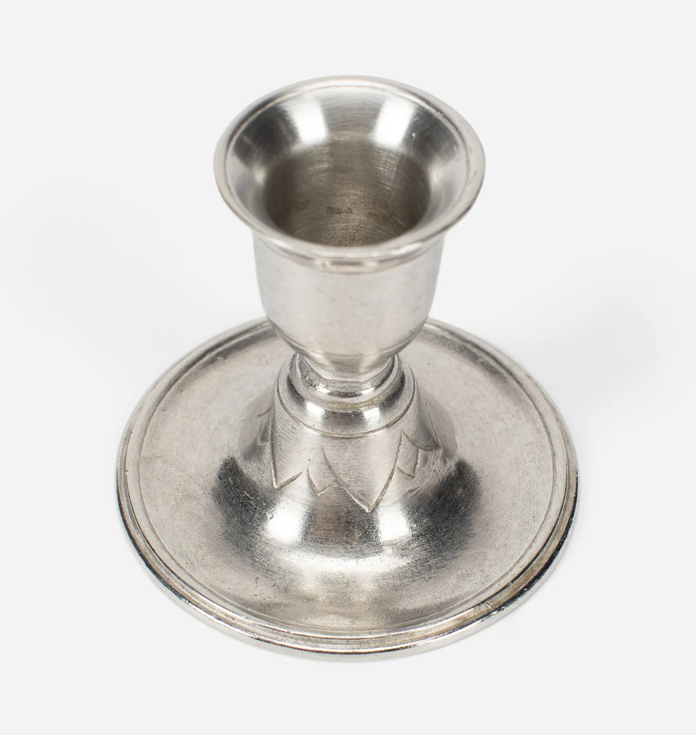 Pewter Taper Candle Holder S/2
