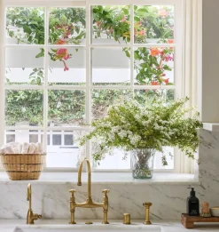 Pie Crust Glass Planter