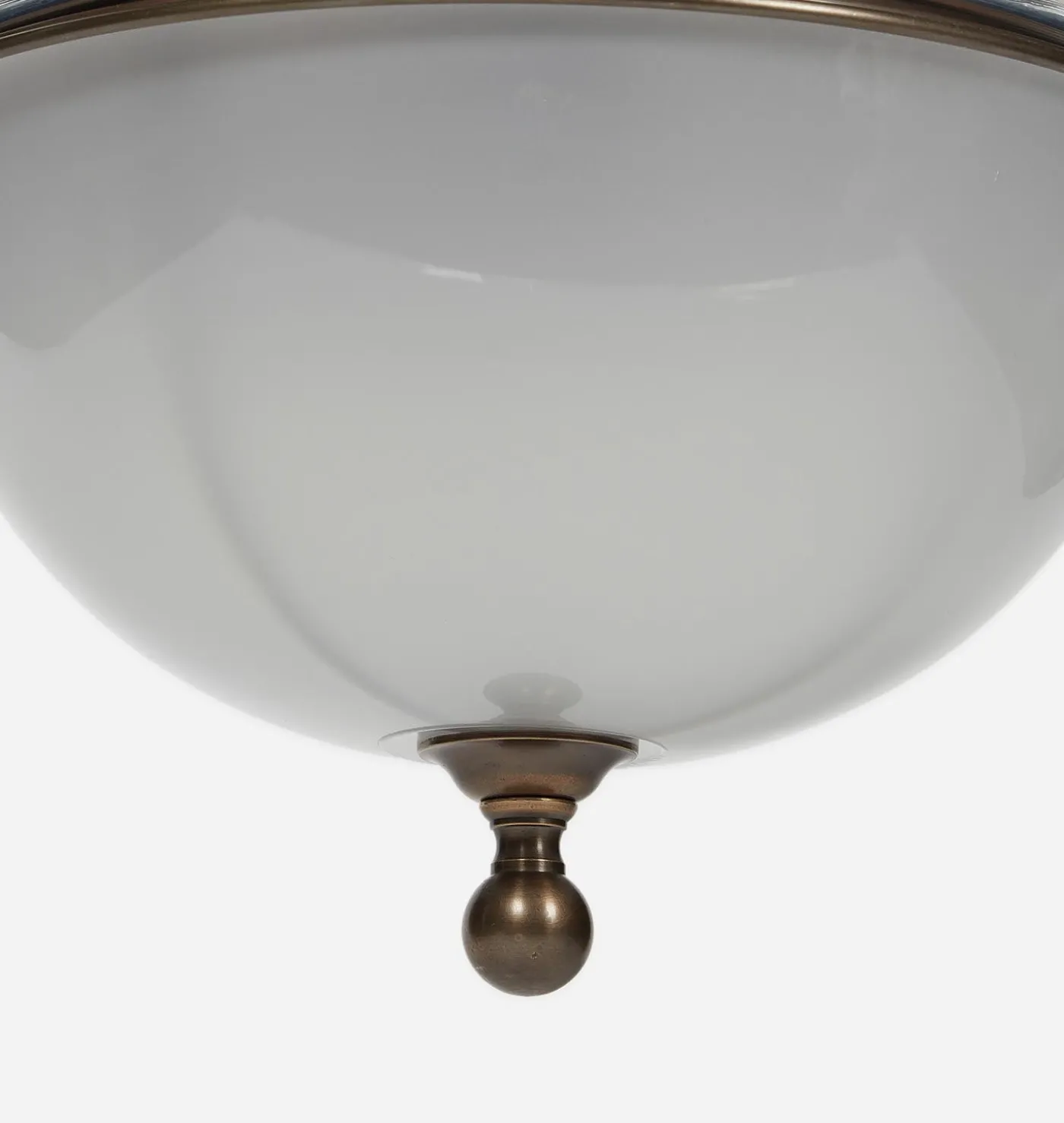 Pisa Brass & Glass Globe Pendant